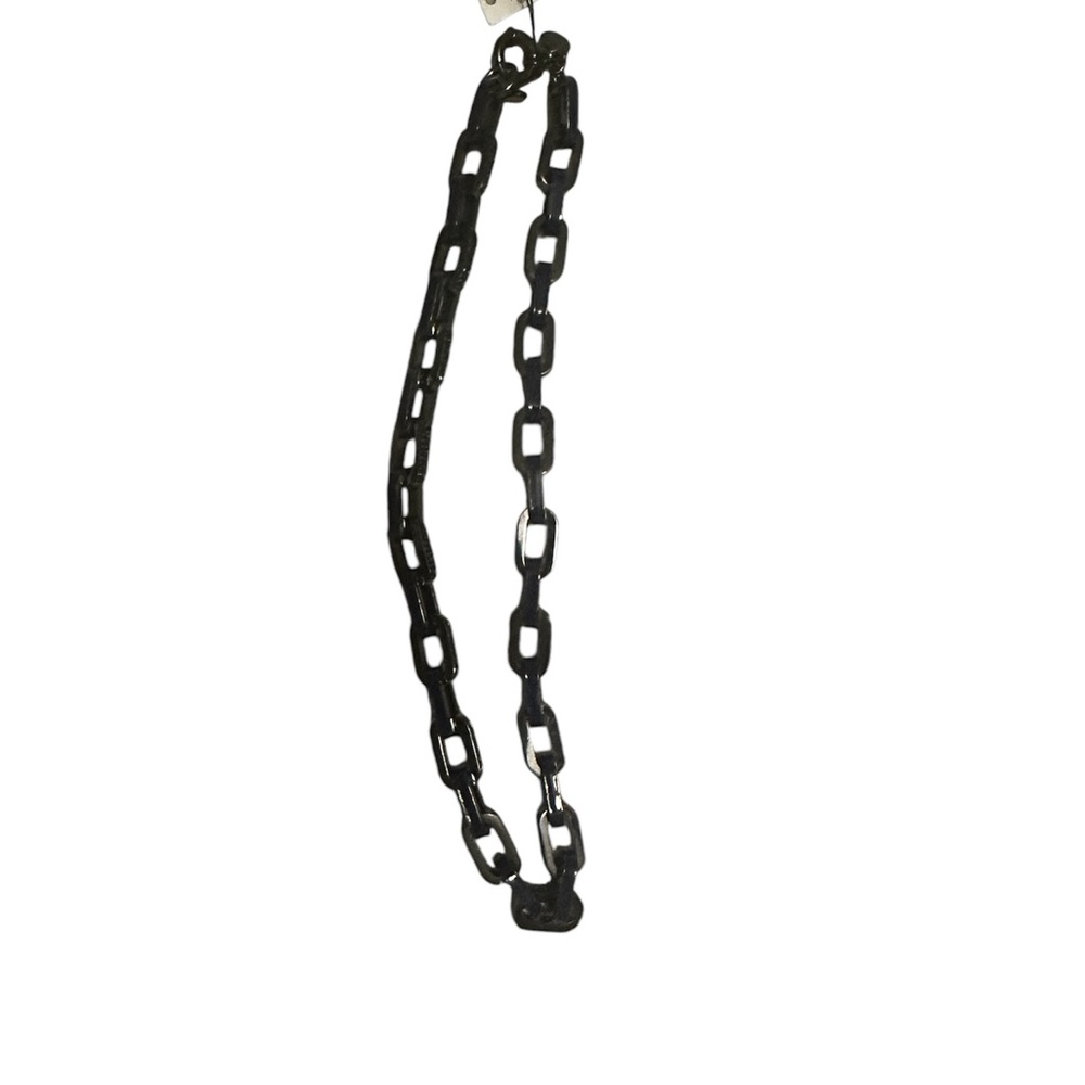 Marc Jacobs Chain Link Necklace Blue & Rhinestone